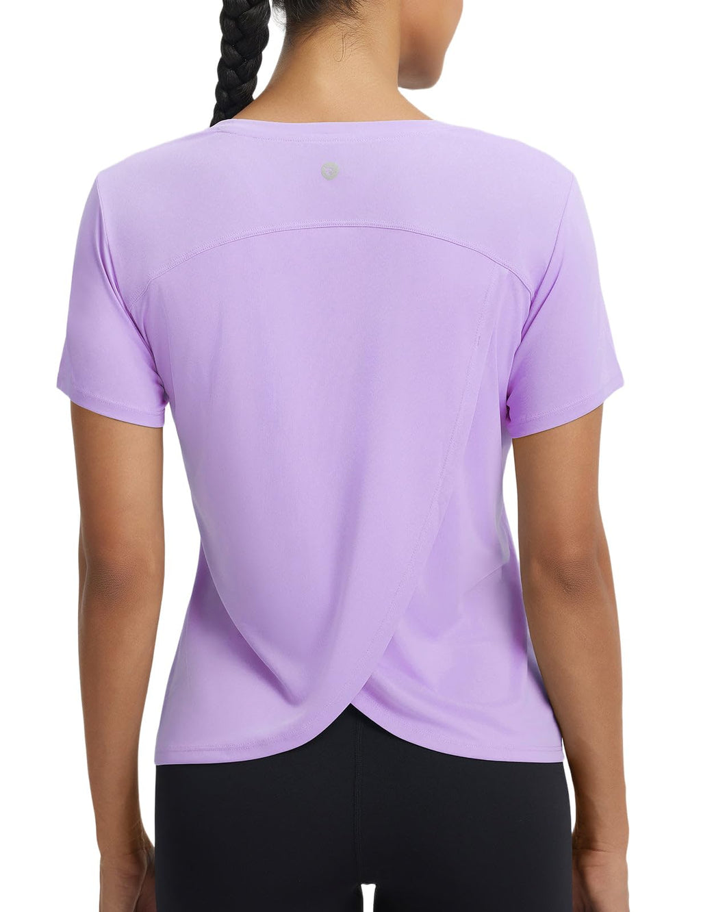 Women's Quick-Dry Workout T-Shirt with Sun Protection for Running, Tennis & Training