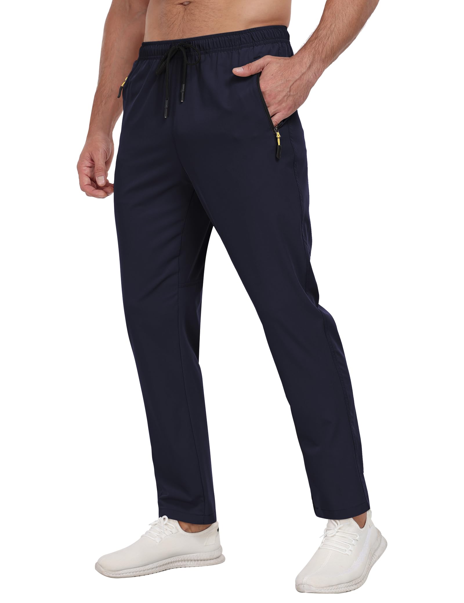 Men's Quick-Dry/Water Resistant Jogger Pants for Training, Hiking & Running