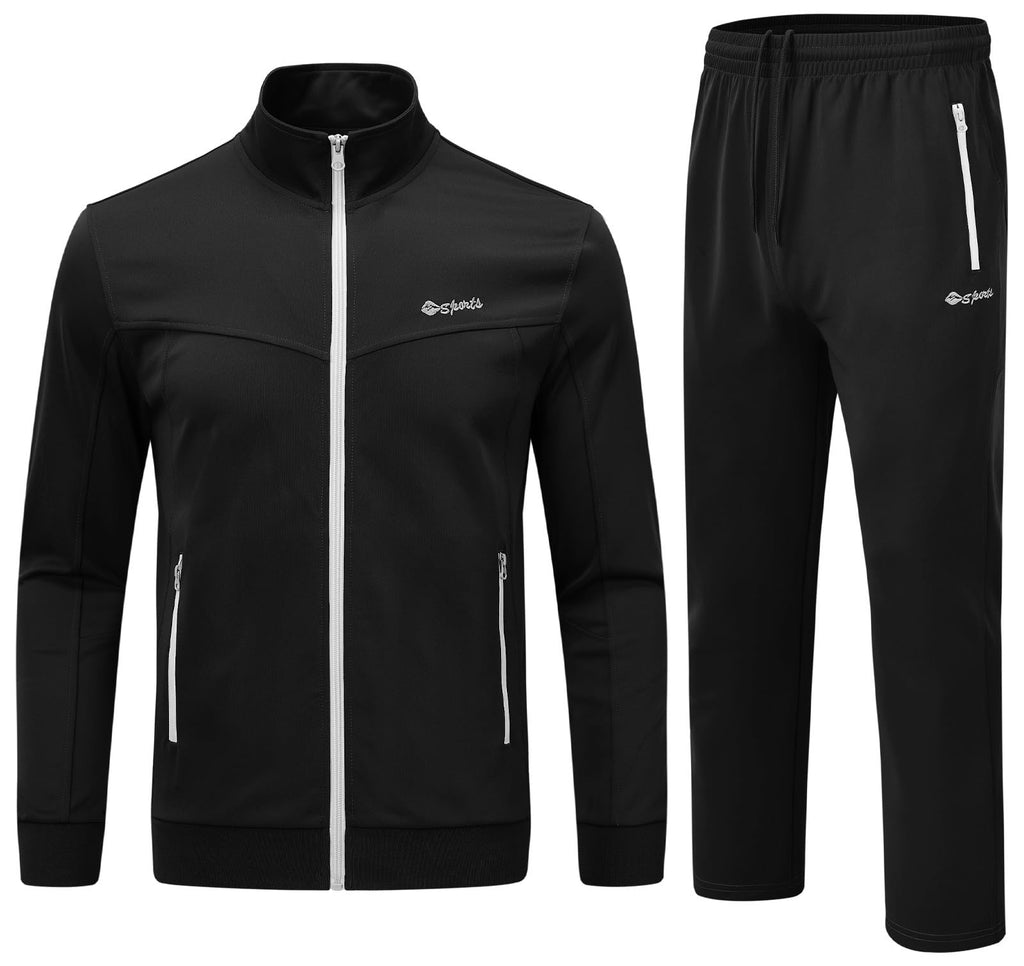 Men's 2-Piece Tracksuit Set for Training, Running & Gym Workouts