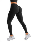 BRXL Butt Lifting Lycra No Front Seam Workout Leggings for Women Tummy Control High Waist Seamless Gym Running Leggings