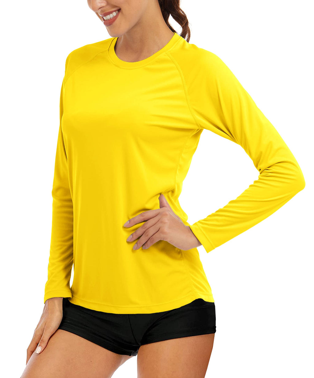 Women's UPF 50+ Long Sleeve Sun Protection Shirt for Outdoor Training