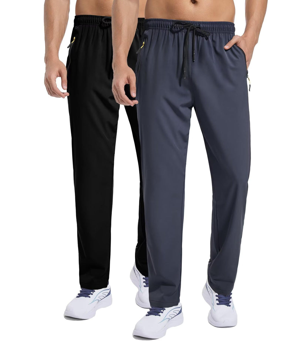 Men's Quick-Dry/Water Resistant Jogger Pants for Training, Hiking & Running