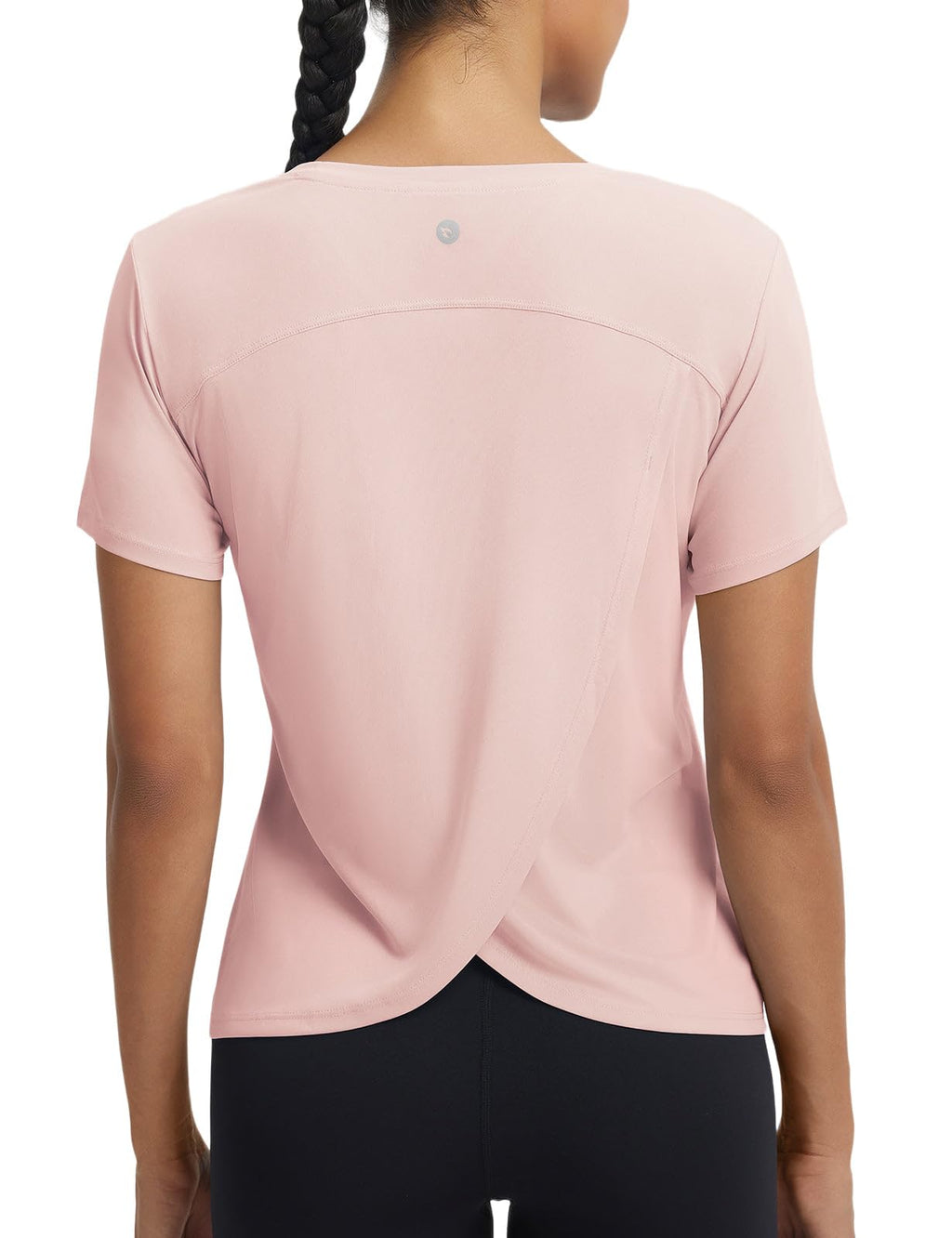 Women's Quick-Dry Workout T-Shirt with Sun Protection for Running, Tennis & Training