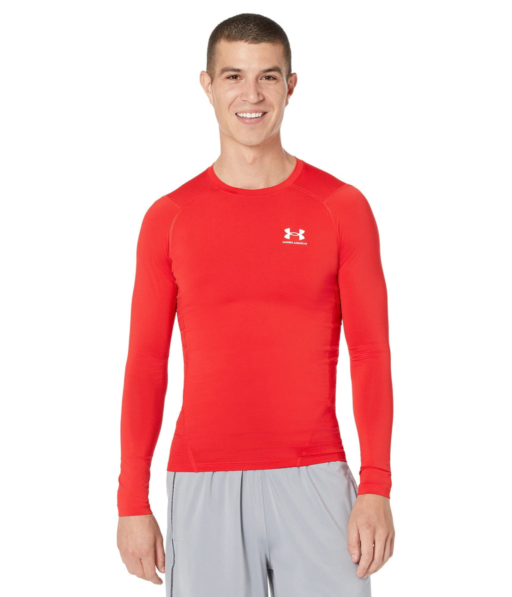 Men's HeatGear Long-Sleeve Compression Shirt for Training & Running