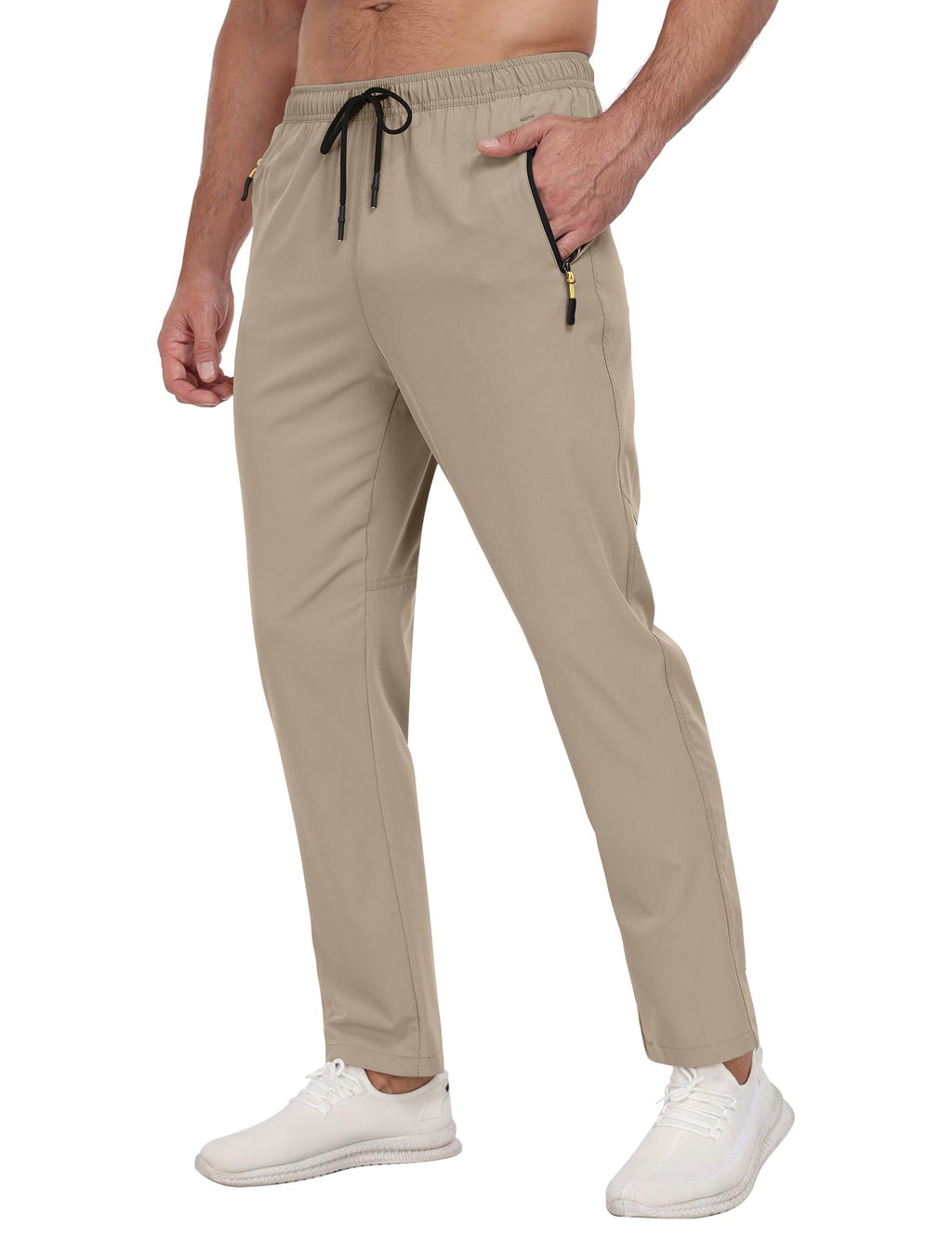 Men's Quick-Dry/Water Resistant Jogger Pants for Training, Hiking & Running