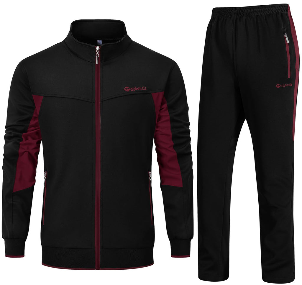Men's 2-Piece Tracksuit Set for Training, Running & Gym Workouts