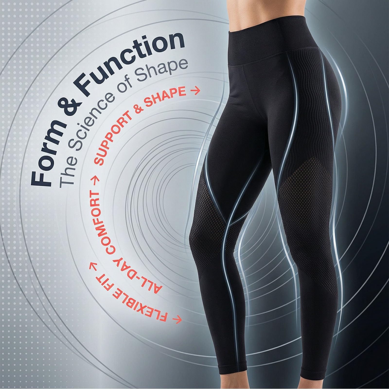 2026 Upgrade 3D Metabolic Booster Leggings,High Waist 3D Anti Cellulite Leggings for Women,for Workout,Yoga & Daily Wear