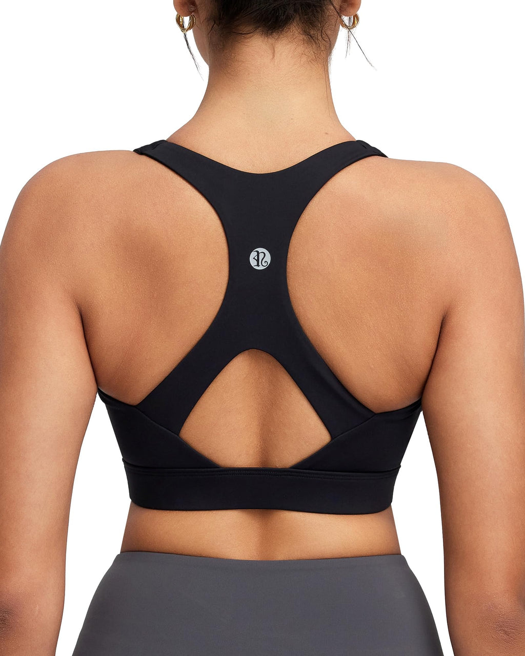 Women's High-Impact Racerback Sports Bra with Adjustable Straps