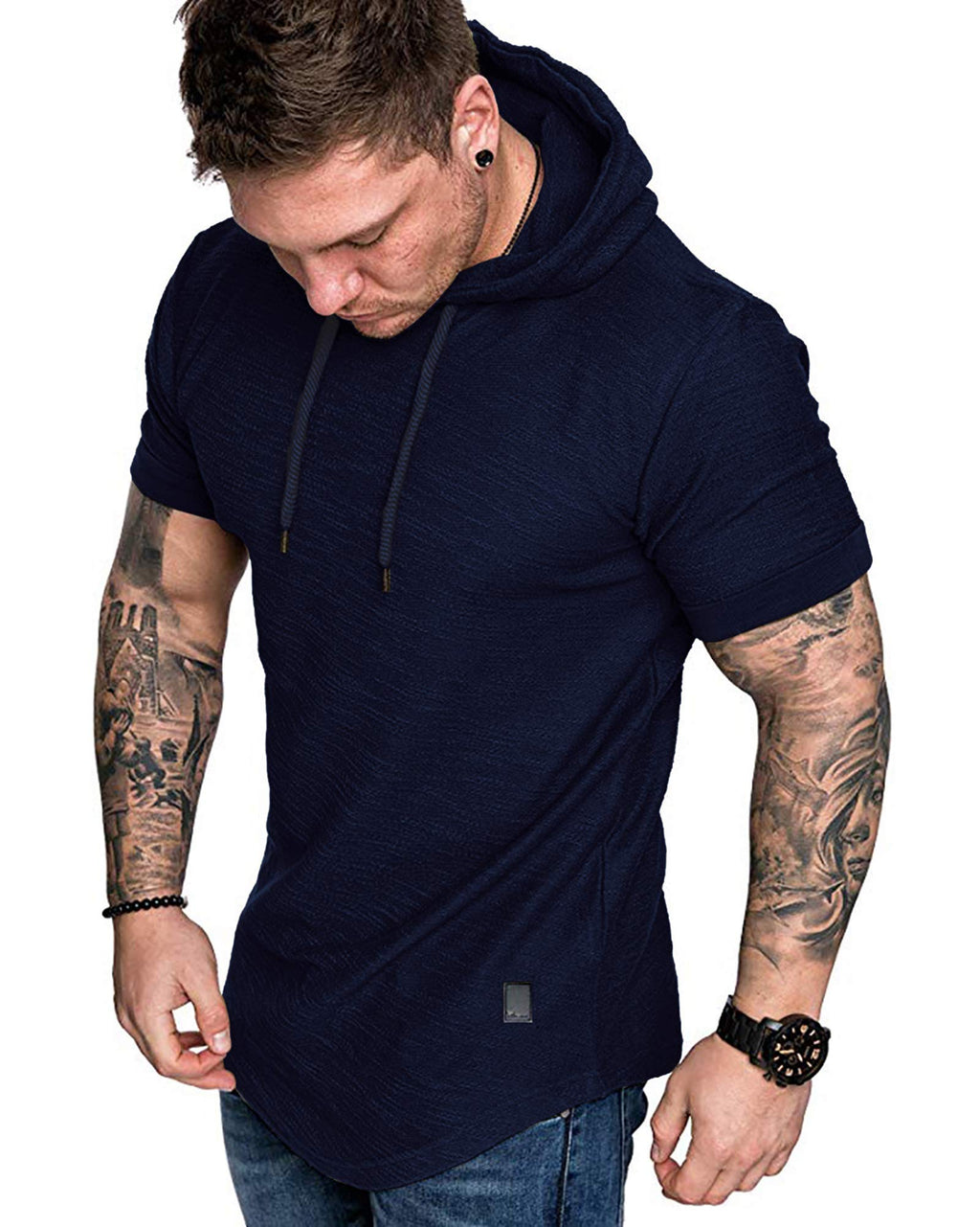 Men's Fleece Pullover Athletic Hoodie for Training & Casual Wear