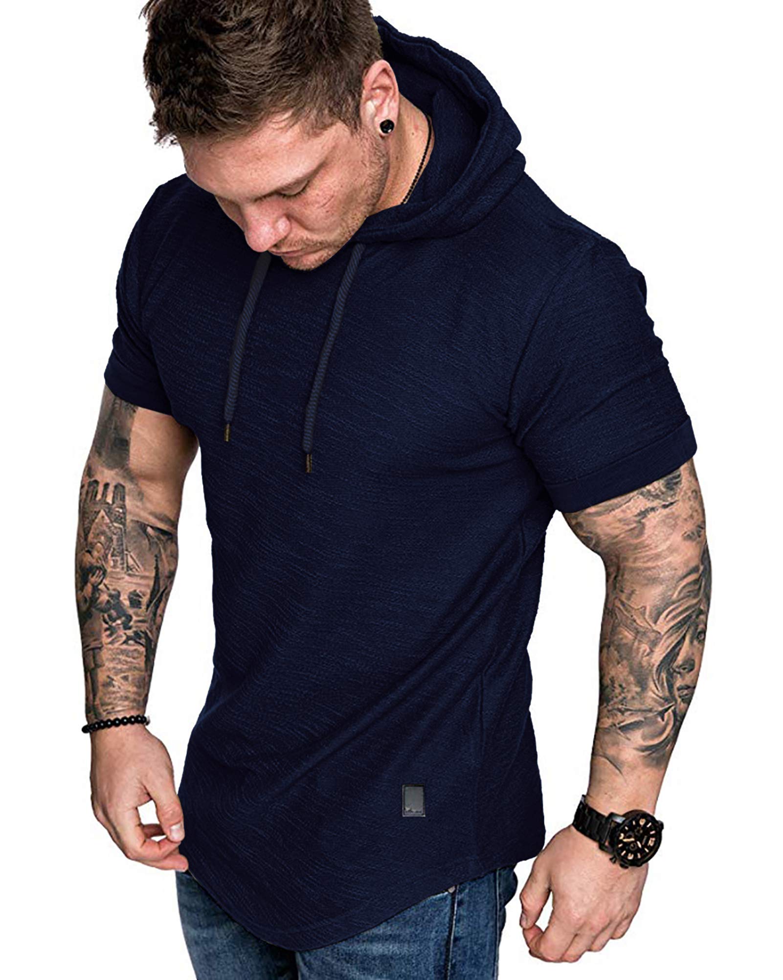 Men's Fleece Pullover Athletic Hoodie for Training & Casual Wear