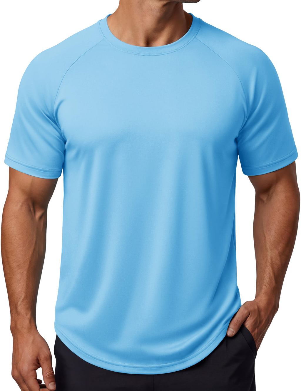 Men's UPF 50+ Quick-Dry Performance T-Shirt for Training & Outdoors