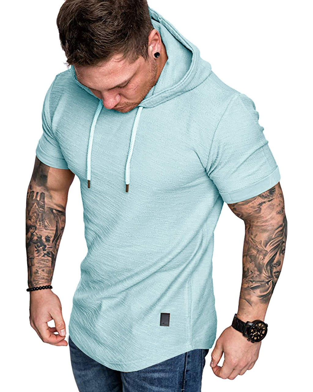 Men's Fleece Pullover Athletic Hoodie for Training & Casual Wear