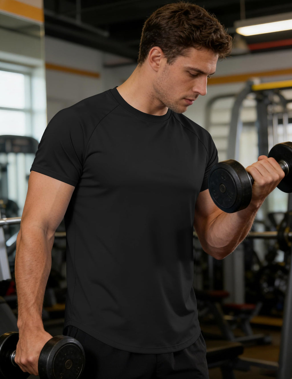 MAGCOMSEN Mens Shirts Short Sleeve UPF 50+ Quick Dry Gym Running Swim Fishing T-Shirts Performance Rash Guard