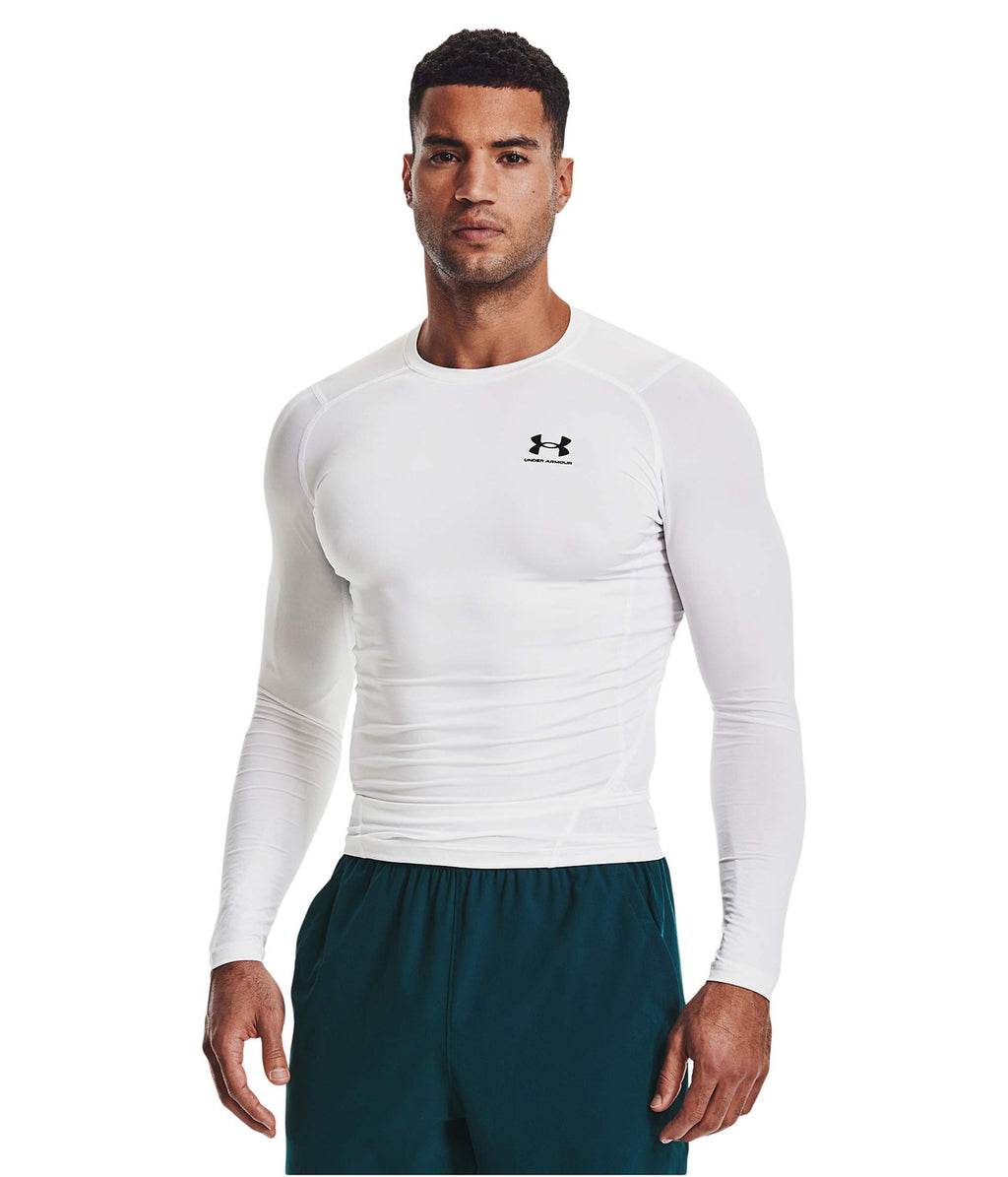 Men's HeatGear Long-Sleeve Compression Shirt for Training & Running