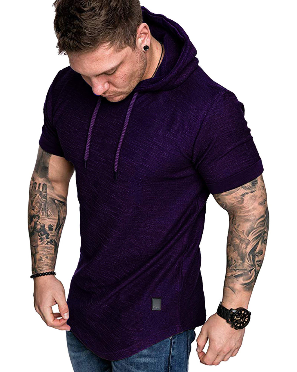 Men's Fleece Pullover Athletic Hoodie for Training & Casual Wear