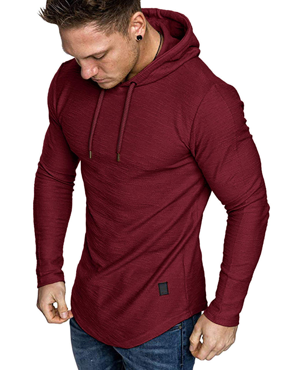 Men's Fleece Pullover Athletic Hoodie for Training & Casual Wear