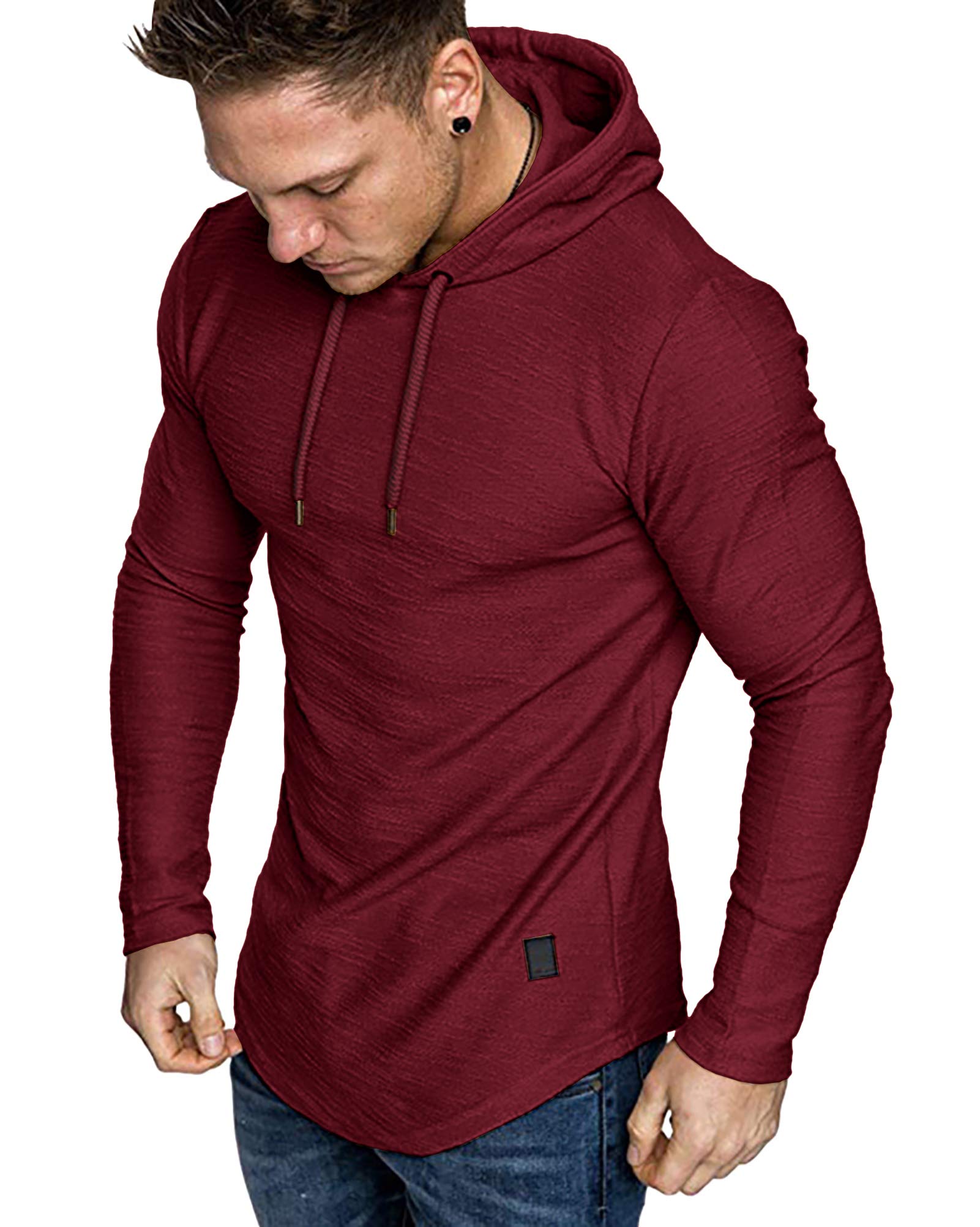 Men's Fleece Pullover Athletic Hoodie for Training & Casual Wear
