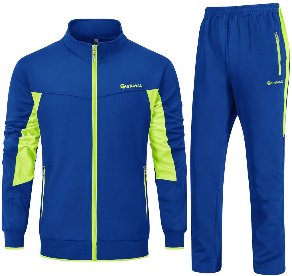 Men's 2-Piece Tracksuit Set for Training, Running & Gym Workouts