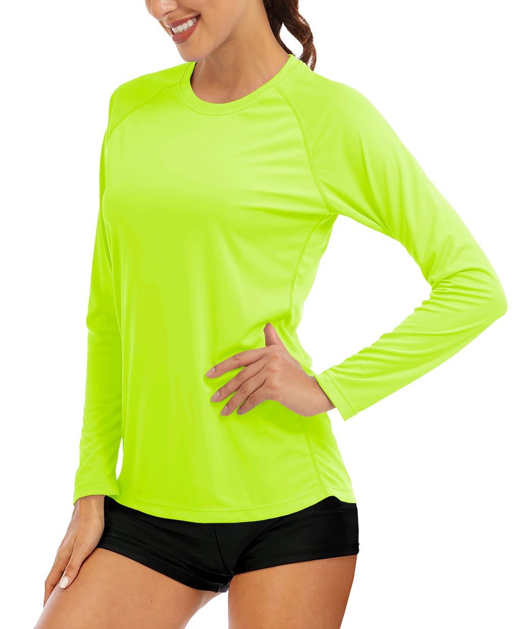 Women's UPF 50+ Long Sleeve Sun Protection Shirt for Outdoor Training