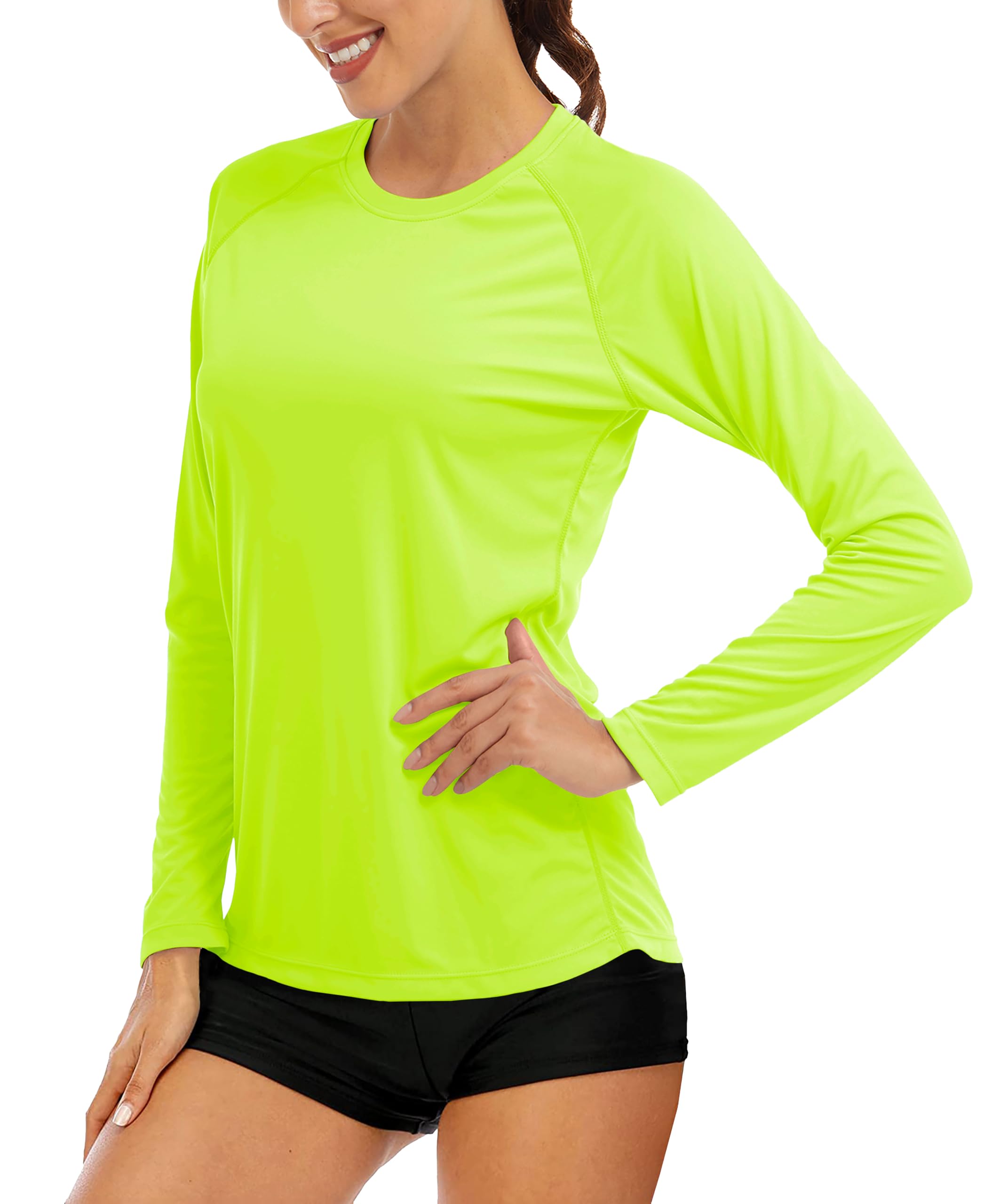 Women's UPF 50+ Long Sleeve Sun Protection Shirt for Outdoor Training