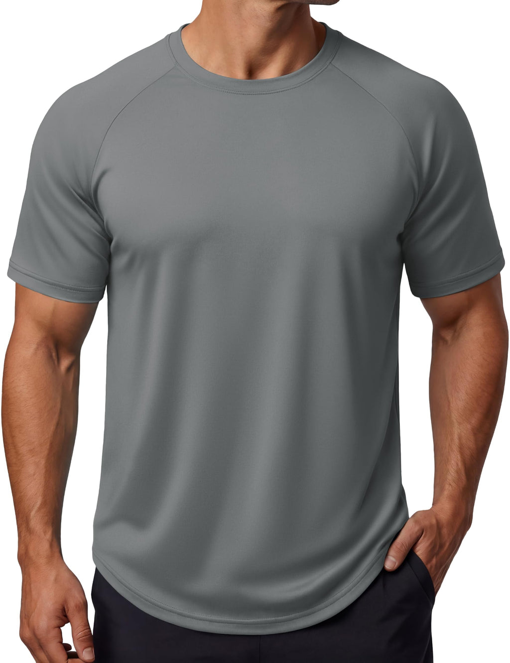 Men's UPF 50+ Quick-Dry Performance T-Shirt for Training & Outdoors