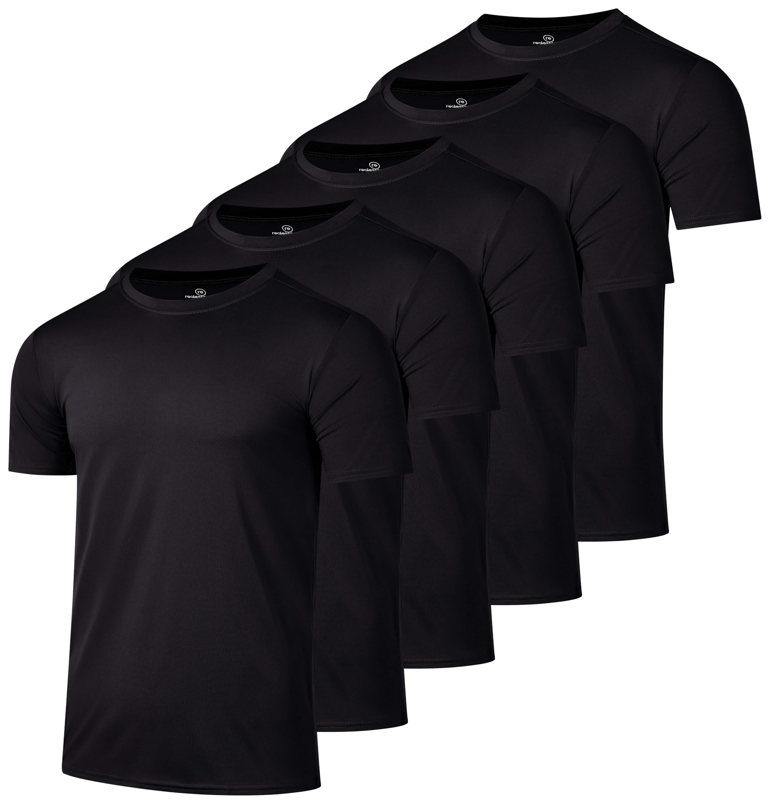 Men's Dry-Fit Crew Neck Performance T-Shirt for Training & Running