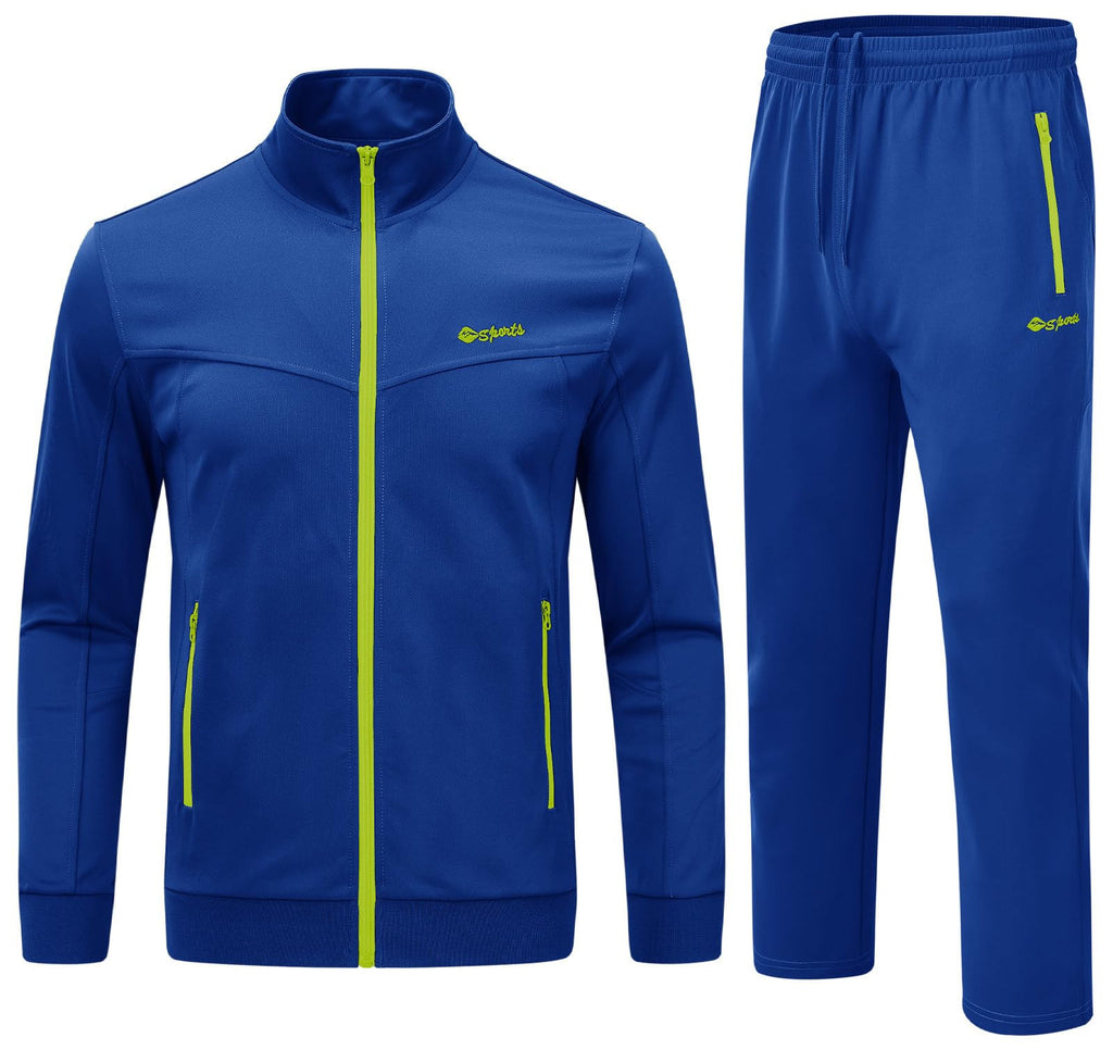 Men's 2-Piece Tracksuit Set for Training, Running & Gym Workouts