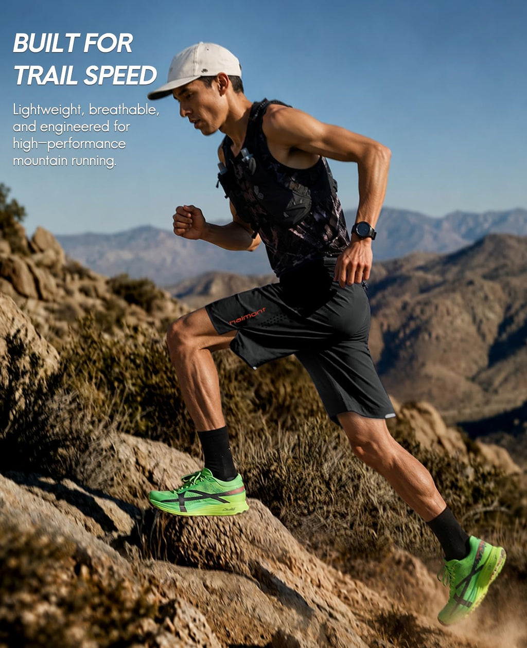 Haimont APEX Men's 8" Linerless Trail Running Shorts