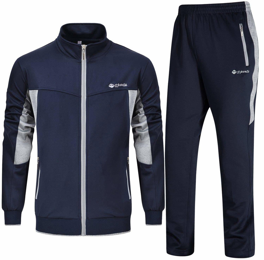 Men's 2-Piece Tracksuit Set for Training, Running & Gym Workouts