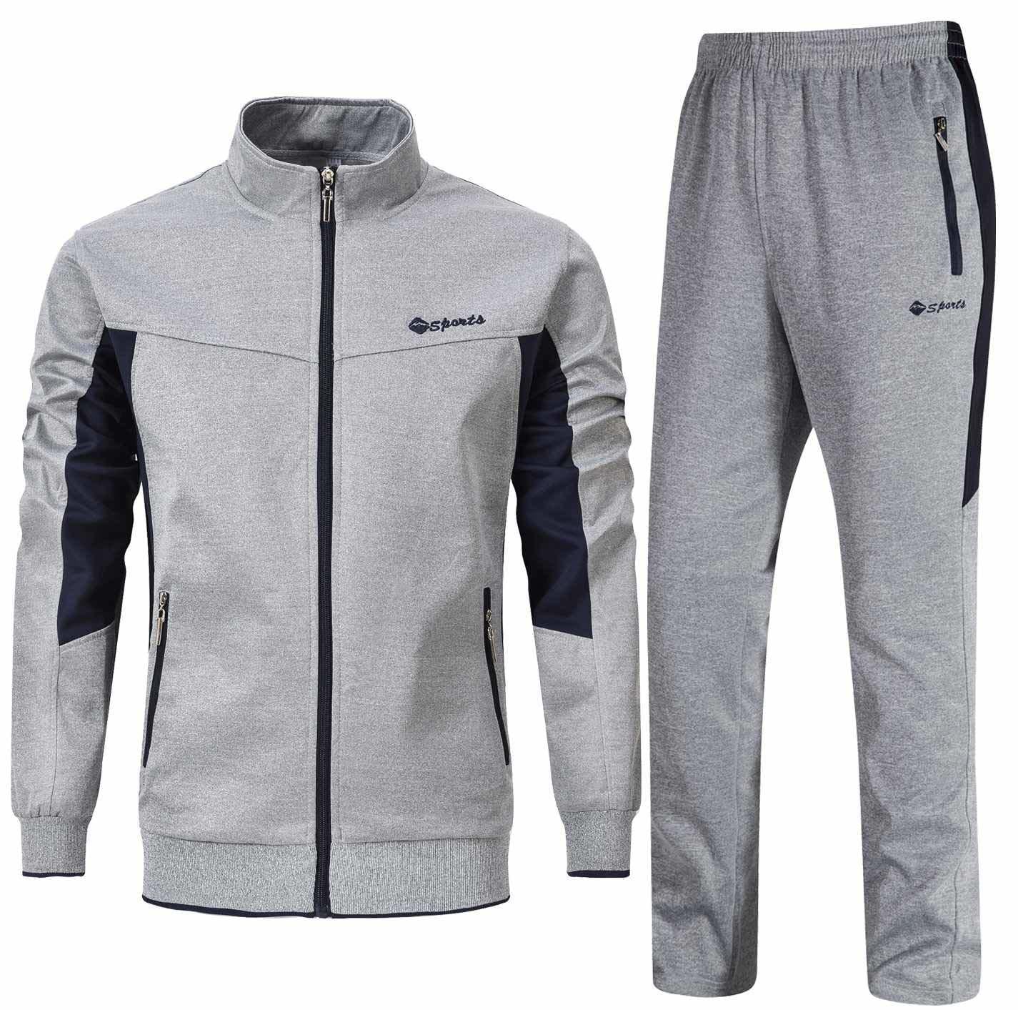 Men's 2-Piece Tracksuit Set for Training, Running & Gym Workouts