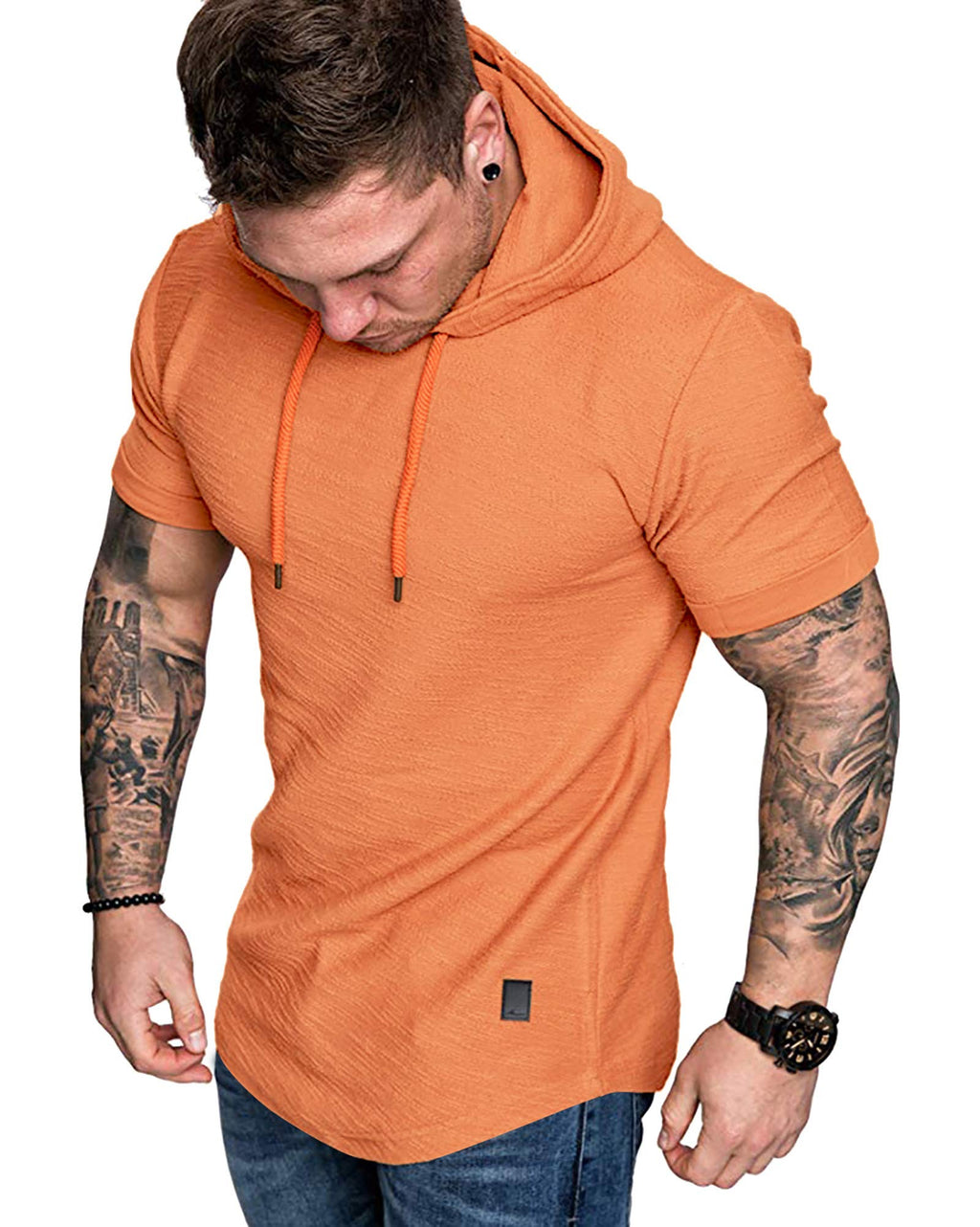 Men's Fleece Pullover Athletic Hoodie for Training & Casual Wear