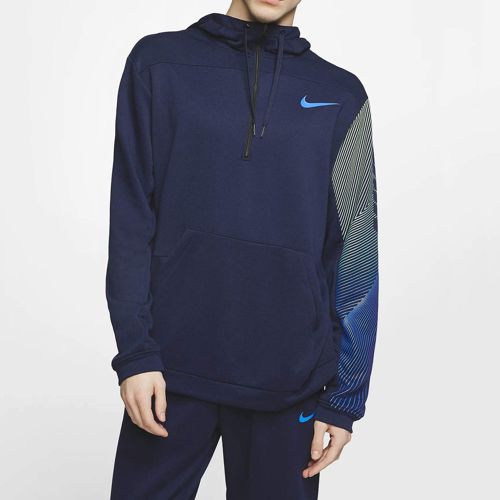 Nike Dri-FIT Men's Fleece 1/2-Zip Training Hoodie CJ4429-451 Size S