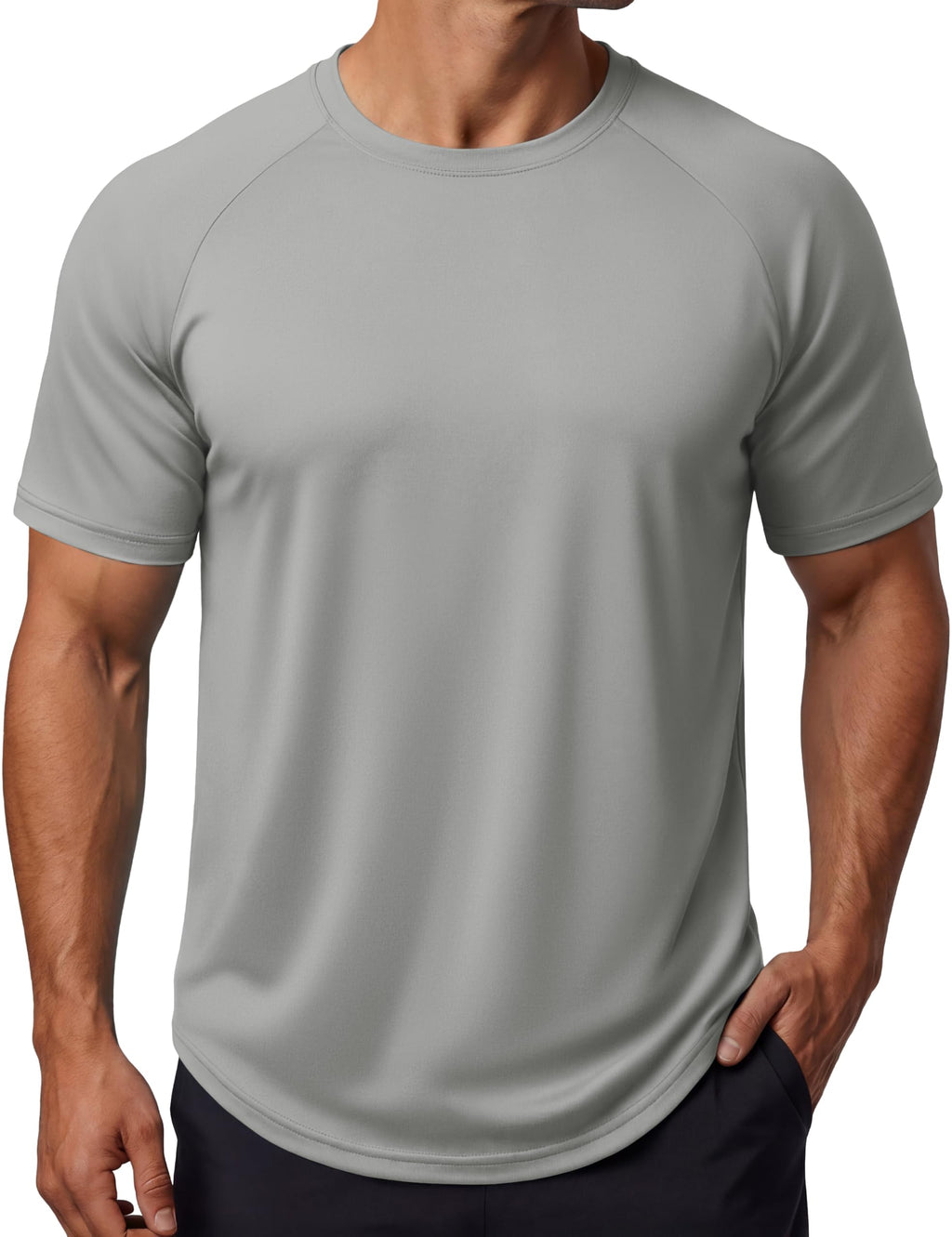 Men's UPF 50+ Quick-Dry Performance T-Shirt for Training & Outdoors