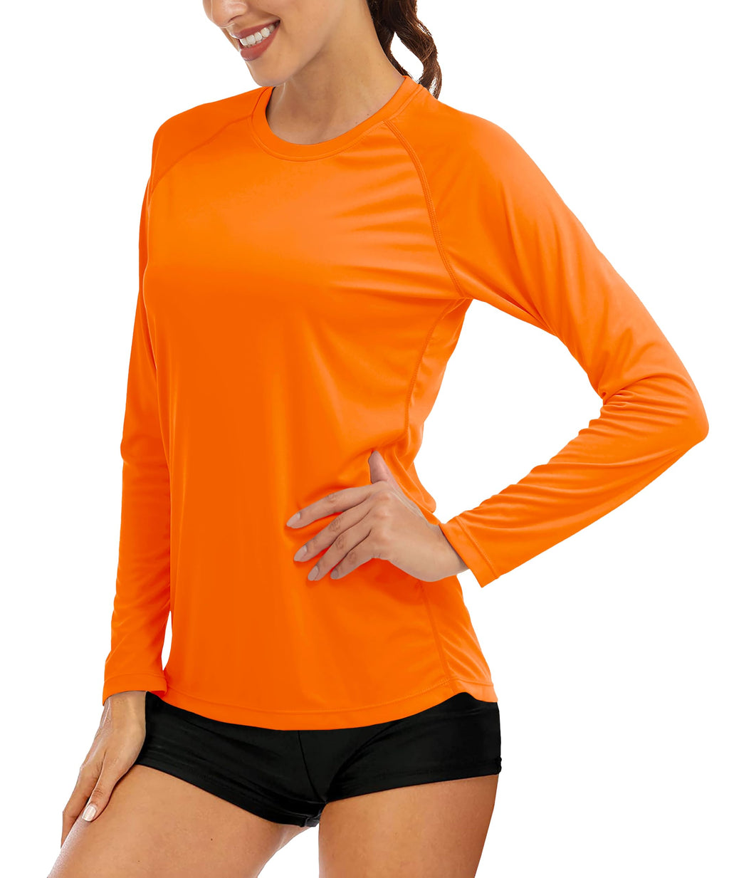 Women's UPF 50+ Long Sleeve Sun Protection Shirt for Outdoor Training