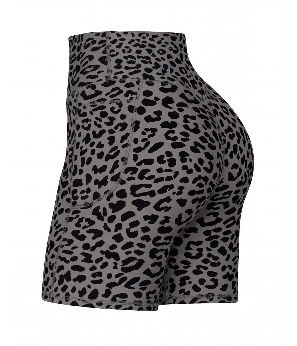 Sunzel No Front Seam Biker Shorts for Women with Pockets, Yoga Workout Gym Bike Shorts with Tummy Control