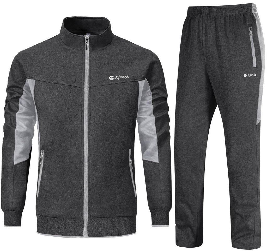 Men's 2-Piece Tracksuit Set for Training, Running & Gym Workouts