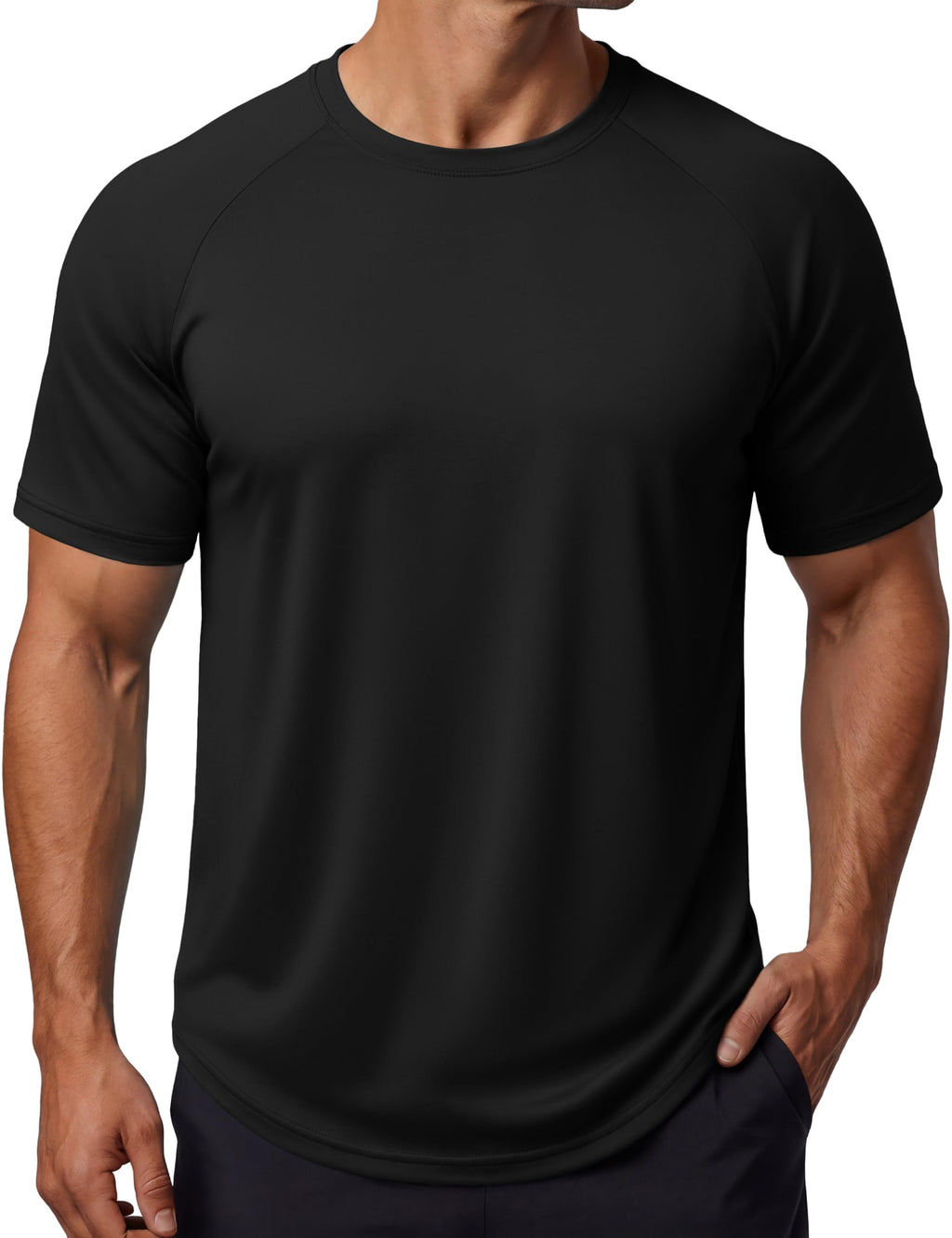 Men's UPF 50+ Quick-Dry Performance T-Shirt for Training & Outdoors