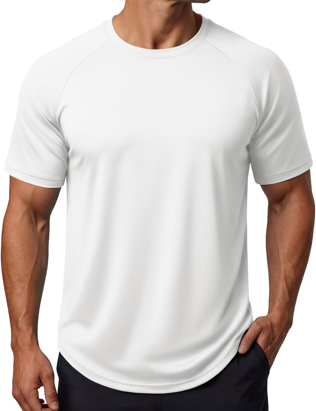 Men's UPF 50+ Quick-Dry Performance T-Shirt for Training & Outdoors