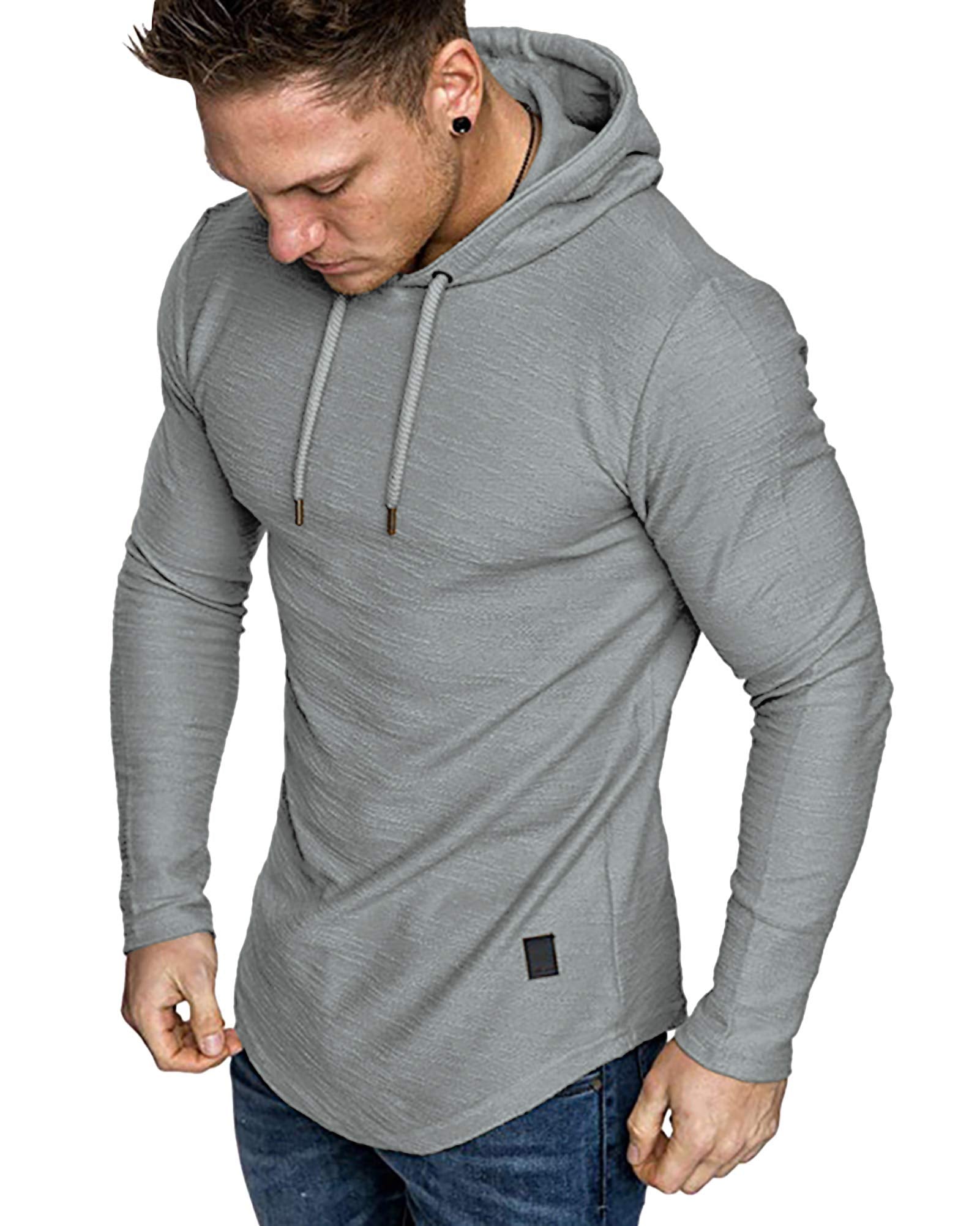 Men's Fleece Pullover Athletic Hoodie for Training & Casual Wear