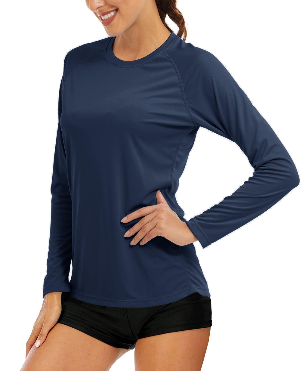 Women's UPF 50+ Long Sleeve Sun Protection Shirt for Outdoor Training
