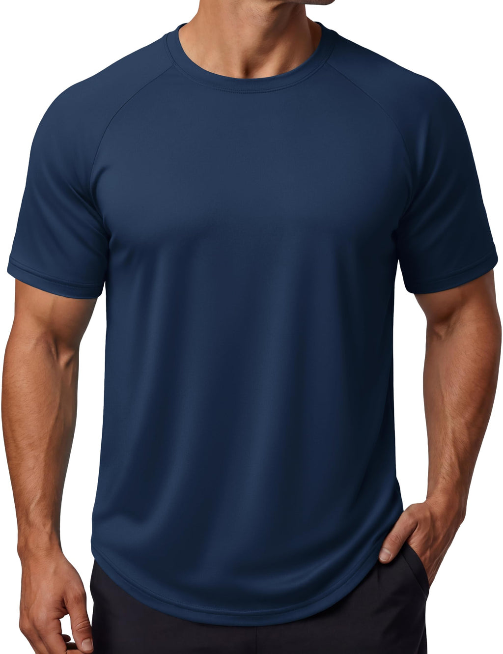 Men's UPF 50+ Quick-Dry Performance T-Shirt for Training & Outdoors
