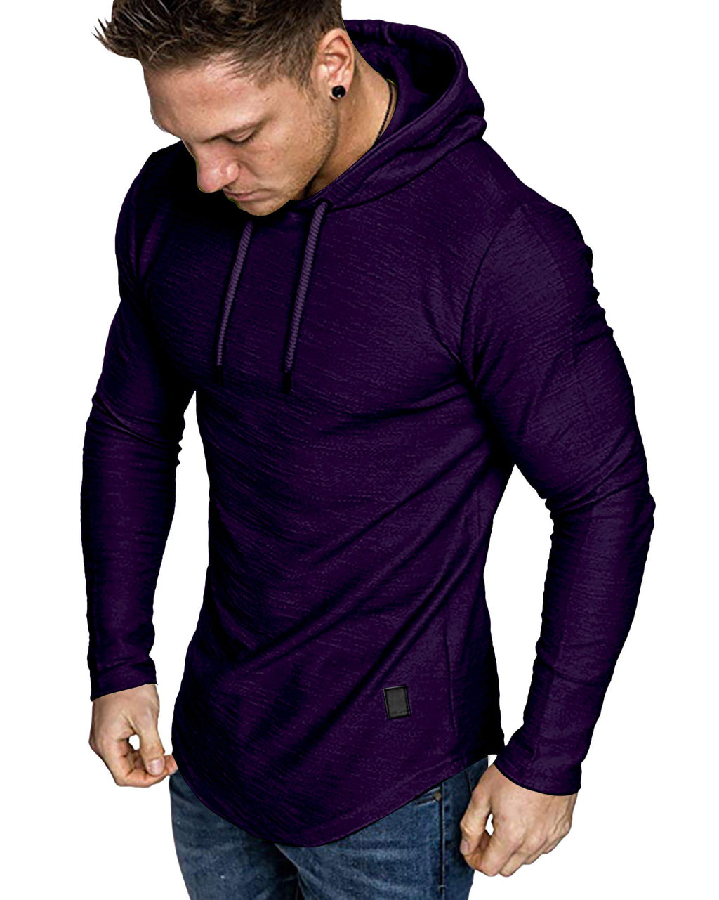Men's Fleece Pullover Athletic Hoodie for Training & Casual Wear