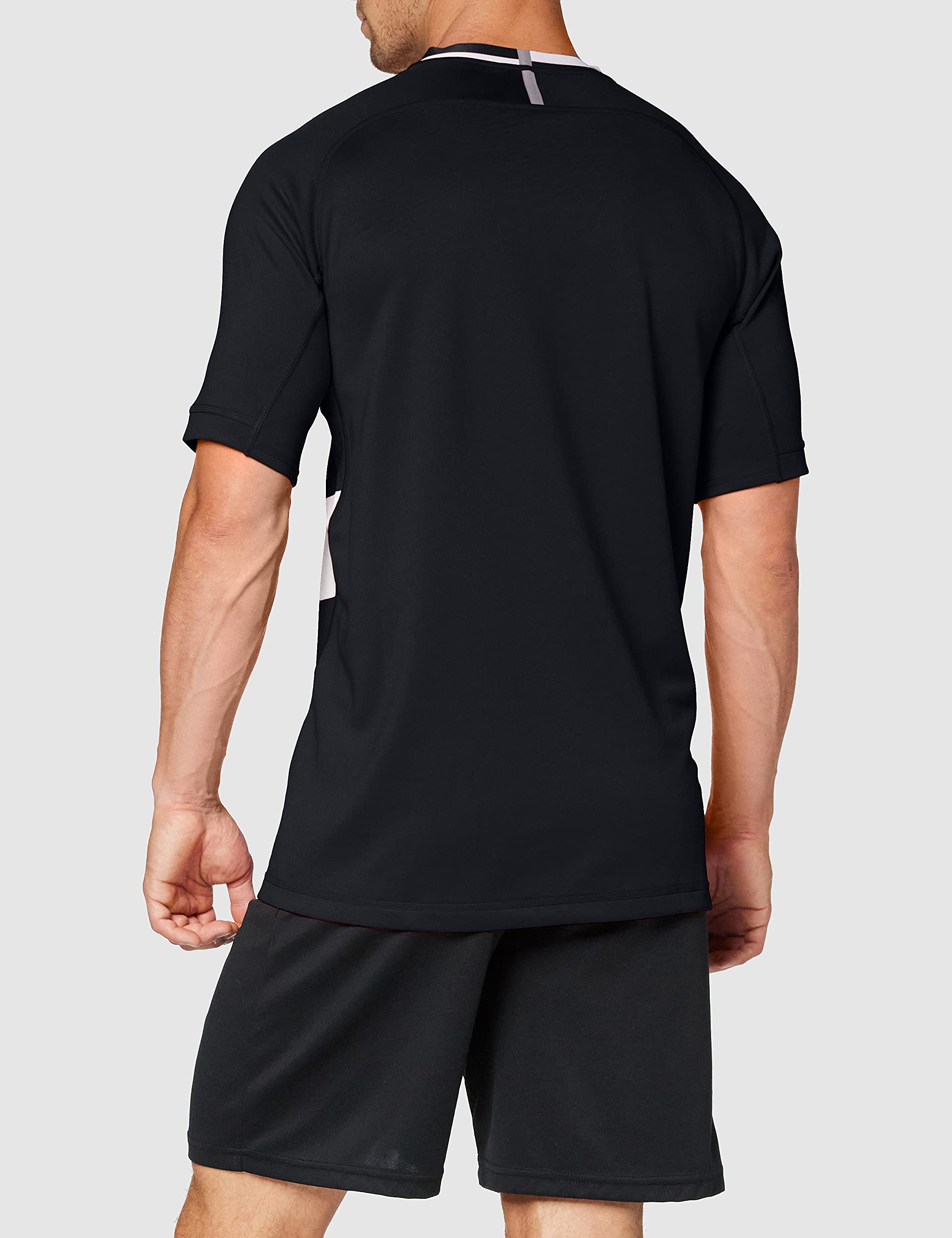 Canterbury Mens Hoop Evader Performance T-Shirt Crew Neck Black/White Small