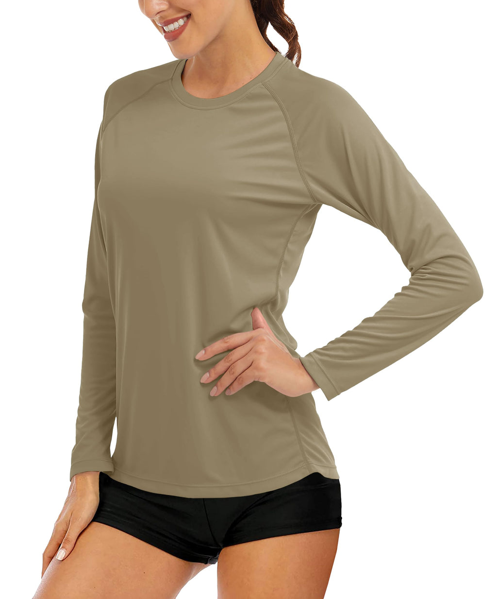 Women's UPF 50+ Long Sleeve Sun Protection Shirt for Outdoor Training