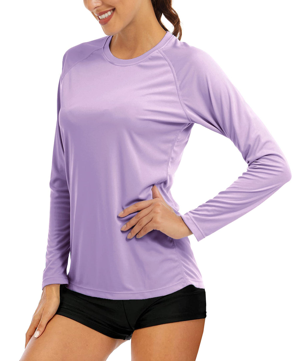 Women's UPF 50+ Long Sleeve Sun Protection Shirt for Outdoor Training