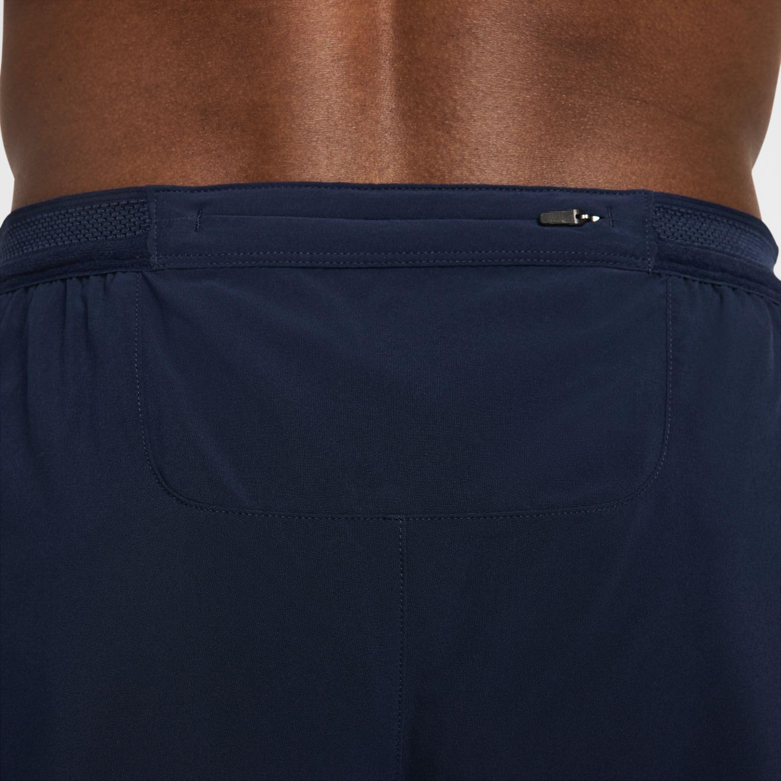 NIKE Aeroswift FN3352-451 Dri-Fit ADV Running Shorts with Lining for Men (4") Obsidian/Bright Crimson, M