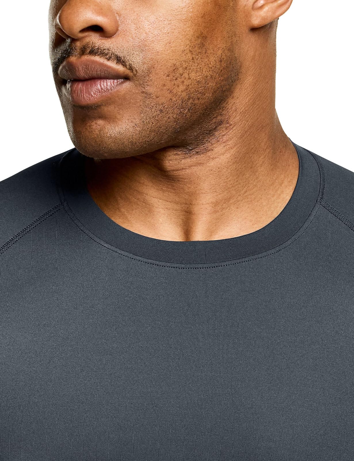 ATHLIO Men's Cool Dry Short Sleeve Compression Shirts, Sports Baselayer T-Shirts Tops, Athletic Workout Shirt