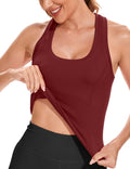 MathCat Workout Tank Tops for Women Sleeveless Gym Tops Seamless Racerback Athletic Yoga Shirts (XS-L)