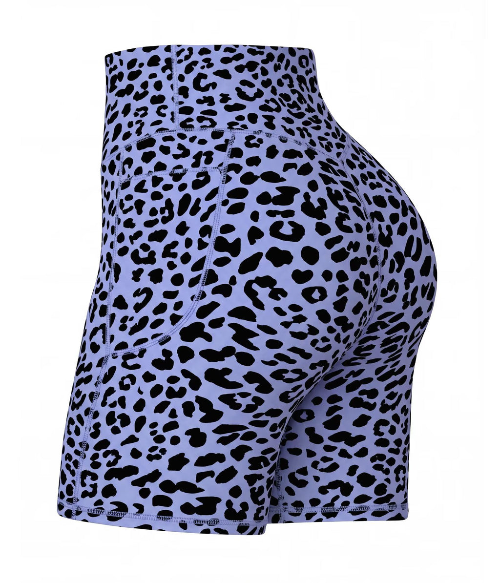 Sunzel No Front Seam Biker Shorts for Women with Pockets, Yoga Workout Gym Bike Shorts with Tummy Control