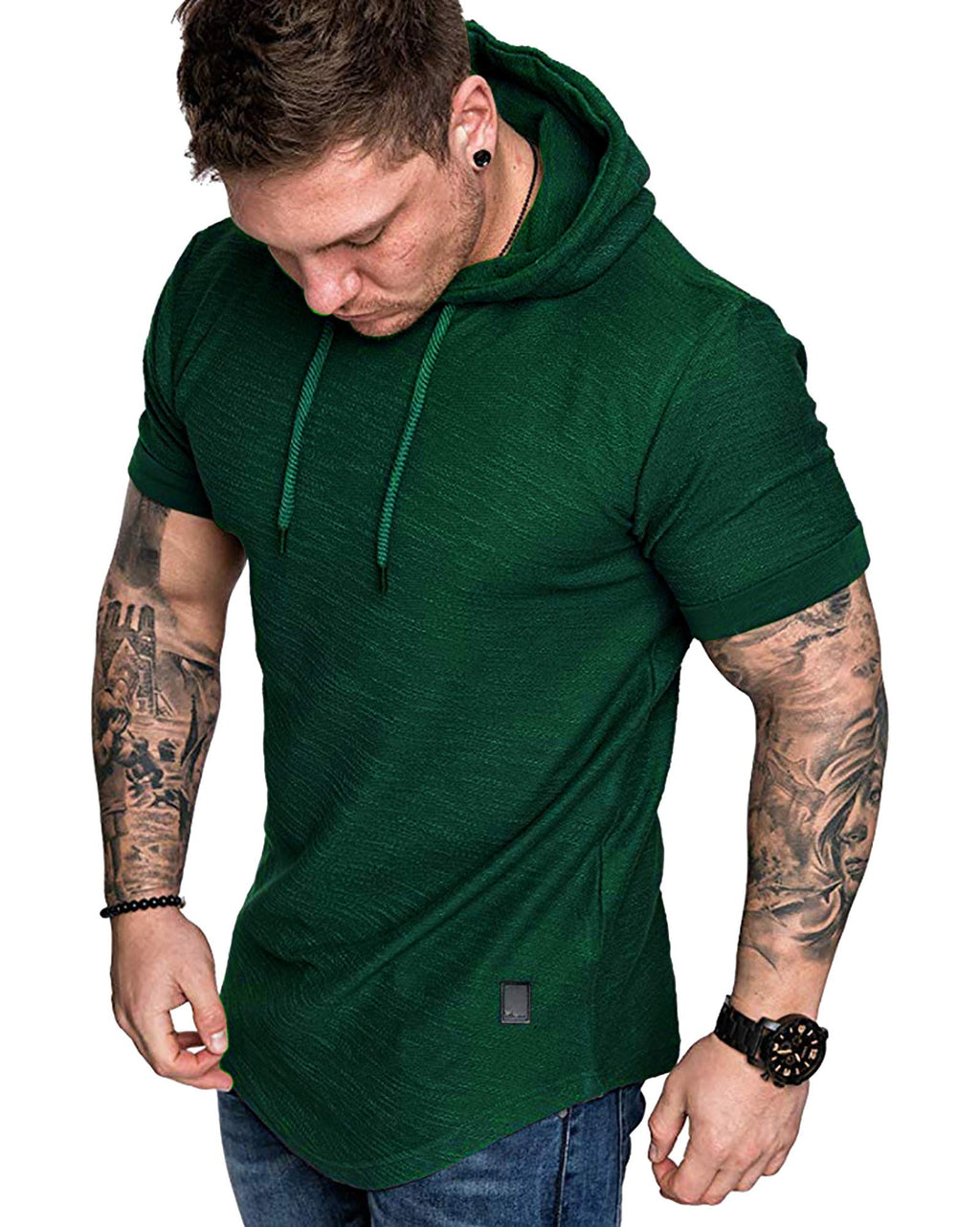 Men's Fleece Pullover Athletic Hoodie for Training & Casual Wear